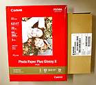 Canon Pixma Photo Paper Plus Gossy II Case of (5) 20 sheet packs