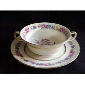  CASTLETON CREAM SOUP/SAUCER MANOR 