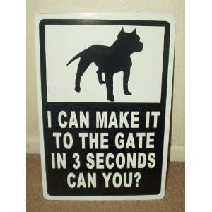  Pitbull Home Security Sign