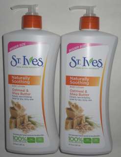 St Ives Naturally Soothing Body Lotion, Oatmeal & Shea Butter 21oz 