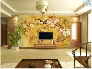 DIY Decorative Wall Paper Art Sticker Murals Countryside Painting 