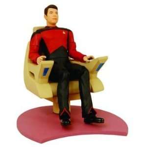  Star Trek Commander William Riker w/ Command Chair Action 