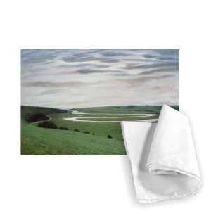  Cuckmere Haven, 1989 (oil on canvas) by   Tea Towel 100% 