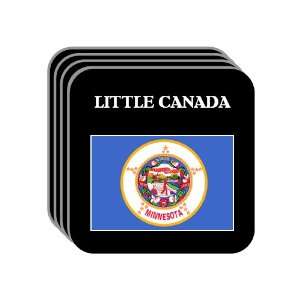 US State Flag   LITTLE CANADA, Minnesota (MN) Set of 4 Mini Mousepad 