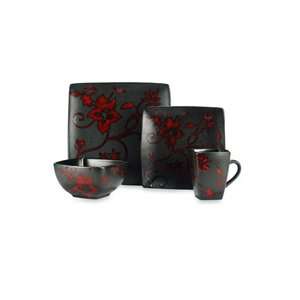  222 5th Floral Trail 16 Piece Dinnerware Set, Service for 