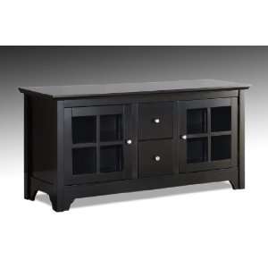  Walker Edison W52C2DWBL   52 TV Stand with 2 Drawers 