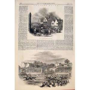 Cester Races Bridge Street Brotherton Mace Print 1846 