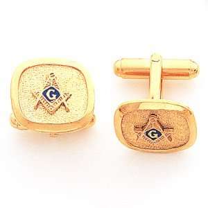  Masonic Cuff Links   Yellow Gold Filled Jewelry