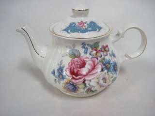 Sadler China Floral Bouquet 6 Cup Teapot Made in England  