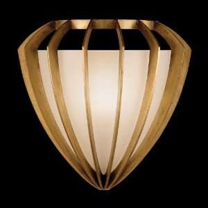 Fine Art Lamps Staccato Gold One Light Wall Sconce in Toned Gold Leaf
