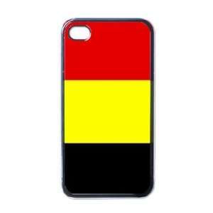  Belgium Flag Black Iphone 4   Iphone 4s Case Office 