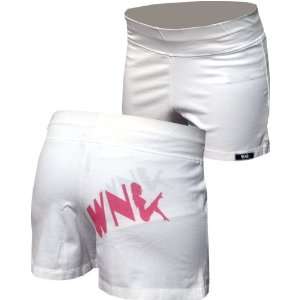 WNK Wear Pink Logo Girl Shorts White (SizeS)  Sports 
