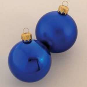  65 mm Shatterproof 2 Tone Blue Ball Ornament Case Pack 96 
