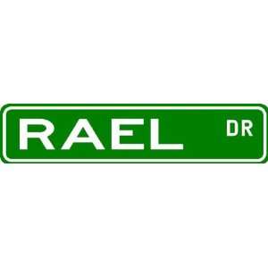  RAEL Street Sign ~ Family Lastname Sign ~ Gameroom 