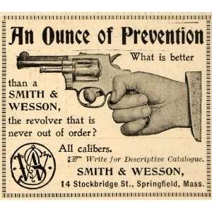   Massachusetts Handgun Weapons   Original Print Ad