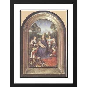   Framed and Double Matted Diptych of Jean de Cellier