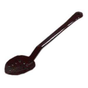  Serving Spoon Perforated 13 Inch Reddish Brown Kitchen 
