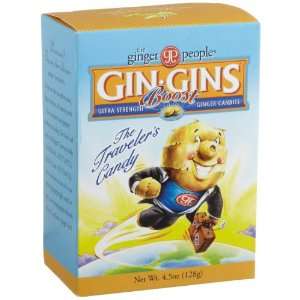 The Ginger People Gin Gins BOOST Ultra Strength Ginger Candy, 4.5 
