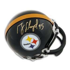 Greg Lloyd Pittsburgh Steelers Autographed Mini Helmet 