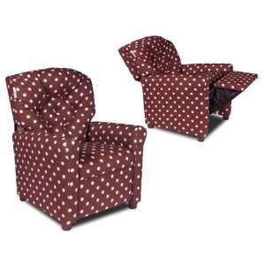  Pink a Dot 7 Button Child Recliner Chair