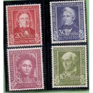  Stamps Germany Bundepost Centenary German Postage Sc 