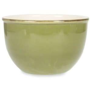  Ceramiche Alfa Ital Earthenware Olive Green Bowl 8.7 