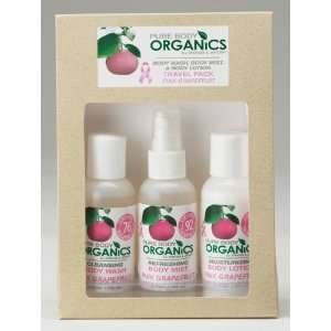    Pure Organics Travel Size Body Kit   Pink Grapefruit Beauty