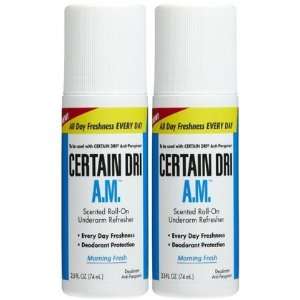  Certain Dri A.M. Underarm Refresher 2.5 oz, 2 ct (Quantity 