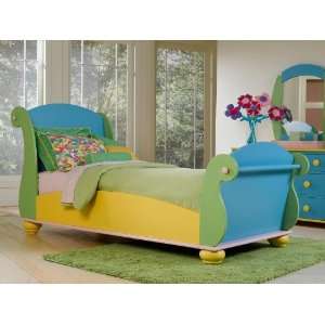   Sunday Funnies Twin Size Sleigh Bed Powell Furniture