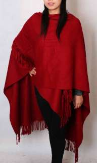 Black Womens 100% Cashmere Wool shawl scarf scarves  
