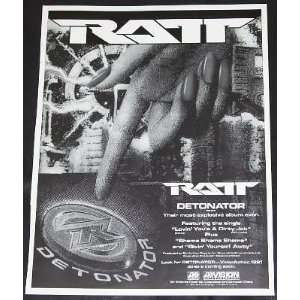  Ratt   Detonator Trade Ad 