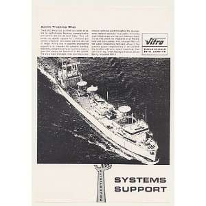  1968 USNS Redstone Apollo Tracking Ship Vitro Systems 