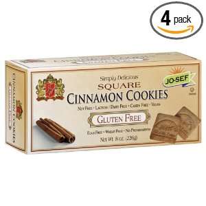 Jo Sef Square Cinnamon Cookies, 8 Ounce Grocery & Gourmet Food