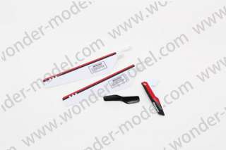 Spare parts (one pair of main rotor blade, tail rotor blade, vertical 