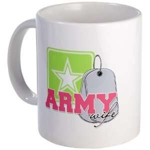  Dogtags Army Wife Military Mug by  Kitchen 