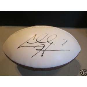  Chad Henne Autographed Dolphins White Panel Football 