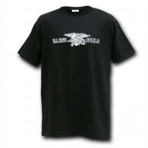  Navy Seal, Black Military T shirts, Mens Tees SIZE MEDIUM 