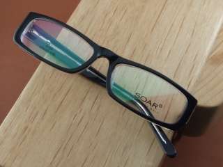 Transparent+black ACETATE Rx Eyeglass Frame K E905 NEW  