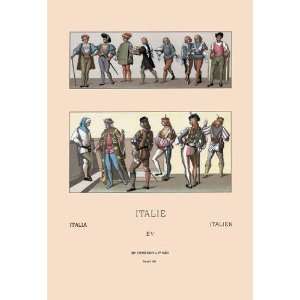   of the Italian Nobility 1300 1600 24x36 Giclee