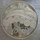 SAN MARINO 10000 Lire 2001 Silver PF Last Lire Coinage