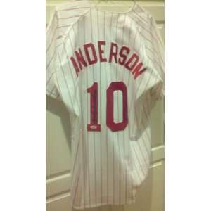  Sparky Anderson Signed Reds Baseball Jersey PSA COA 