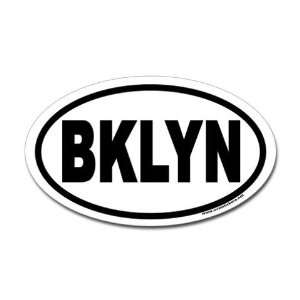  Brooklyn, New York BKLYN Euro Locations Oval Sticker by 