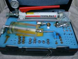 Power Team Hydraulic P12 hand pump & accessories  