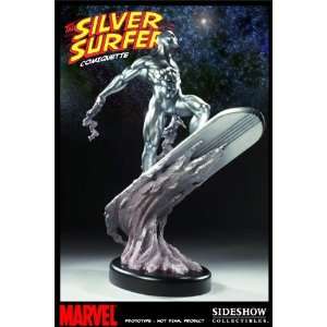    Silver Surfer Polystone Comiquette 24 Statue Toys & Games