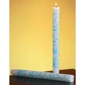  Club Pack of 12 Ivory and Aqua Blue Vine Almond S 