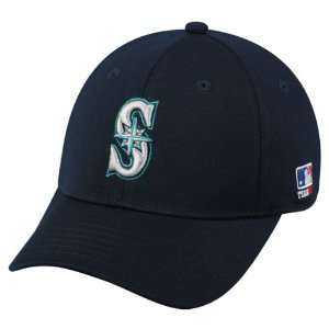  MLB BAMBOO Flex FITTED Lg/XL Seattle MARINERS Home NAVY 