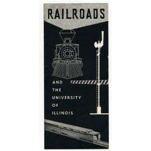 Railroads & The University of Illinois 1950s Brochure Dynamometer 