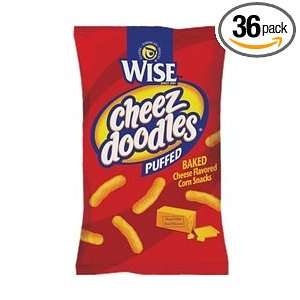 Wise Puffed Cheez Doodles, 1.25 Oz Bags (Pack of 36)  