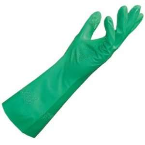 Mapa Gloves   11 Mil Chemical Resistant Nitrile Gloves With Embossed 