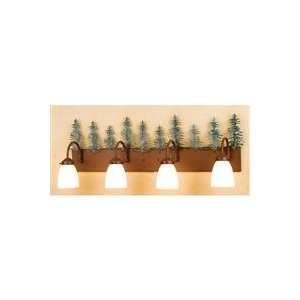  35W Tall Pines 4 Lt Vanity Light